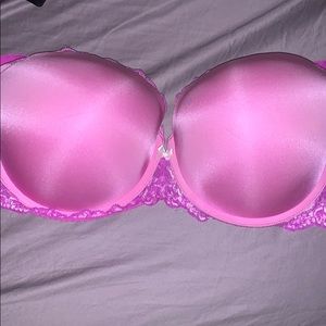 Torrid push up 44C pink/lavender lace bra